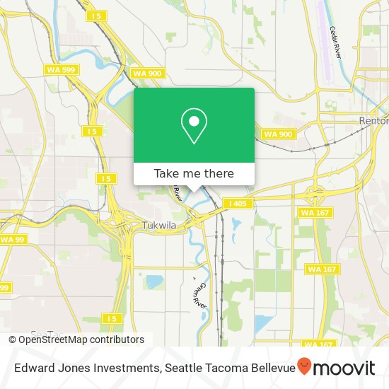 Mapa de Edward Jones Investments, 6840 Fort Dent Way