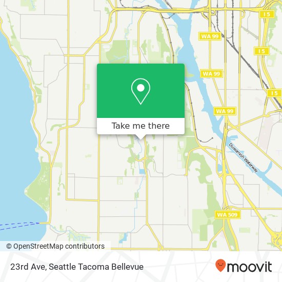 Mapa de 23rd Ave, Seattle, WA 98106