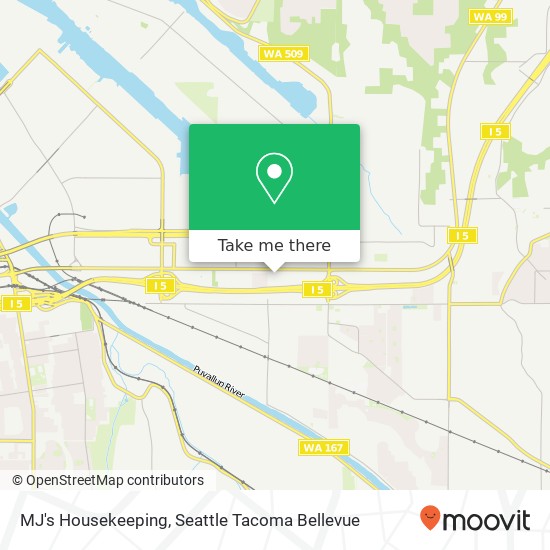 MJ's Housekeeping, 4624 16th St E map