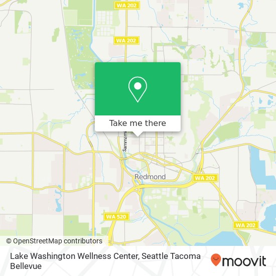 Lake Washington Wellness Center, 15965 NE 85th St map