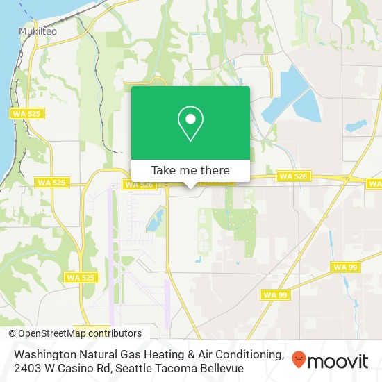 Washington Natural Gas Heating & Air Conditioning, 2403 W Casino Rd map