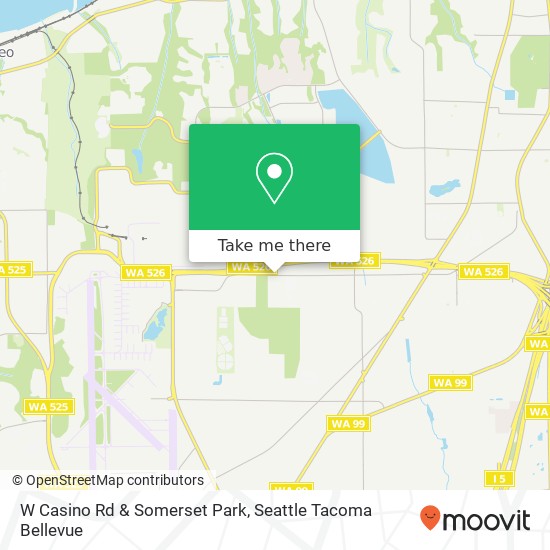 Mapa de W Casino Rd & Somerset Park, Everett, WA 98204