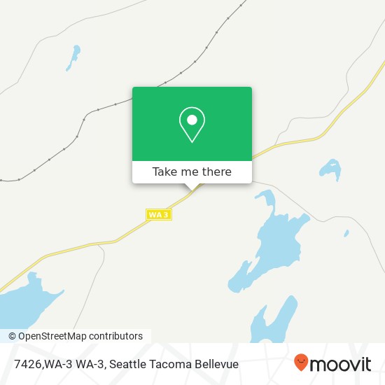 Mapa de 7426,WA-3 WA-3, Shelton, WA 98584
