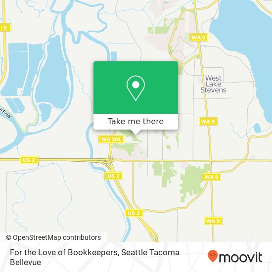 Mapa de For the Love of Bookkeepers, 7532 13th St SE