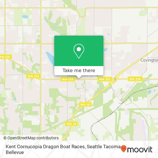 Kent Cornucopia Dragon Boat Races, 14800 SE 272nd St map