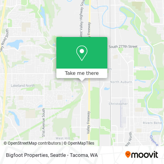 Bigfoot Properties map