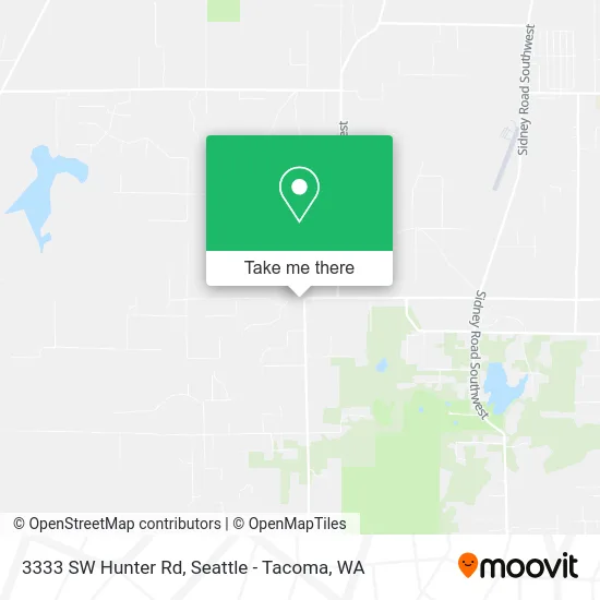 3333 SW Hunter Rd map