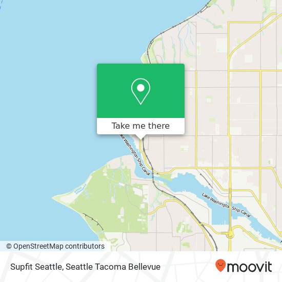 Supfit Seattle, 6300 Seaview Ave NW map