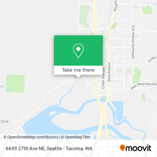 Mapa de 6609 27th Ave NE