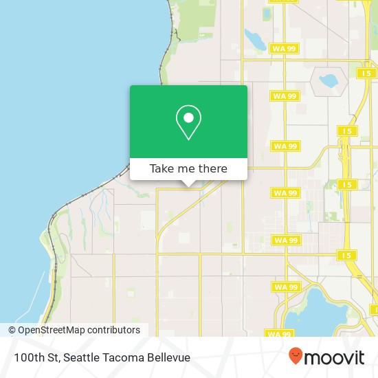 100th St, Seattle, WA 98177 map