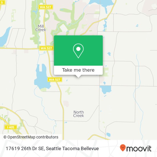 Mapa de 17619 26th Dr SE, Bothell, WA 98012