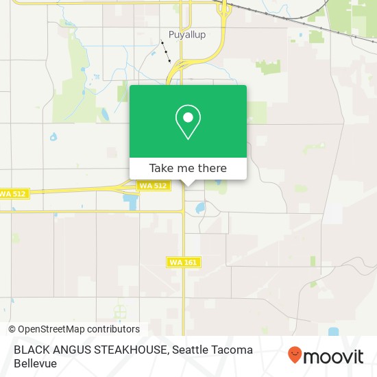 Mapa de BLACK ANGUS STEAKHOUSE, 203 35th Ave SE