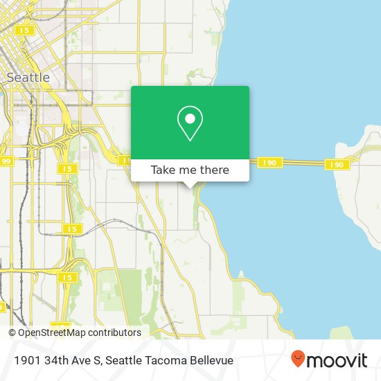 Mapa de 1901 34th Ave S, Seattle, WA 98144