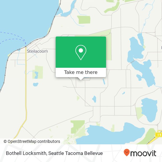 Bothell Locksmith, 101st Ave SW map