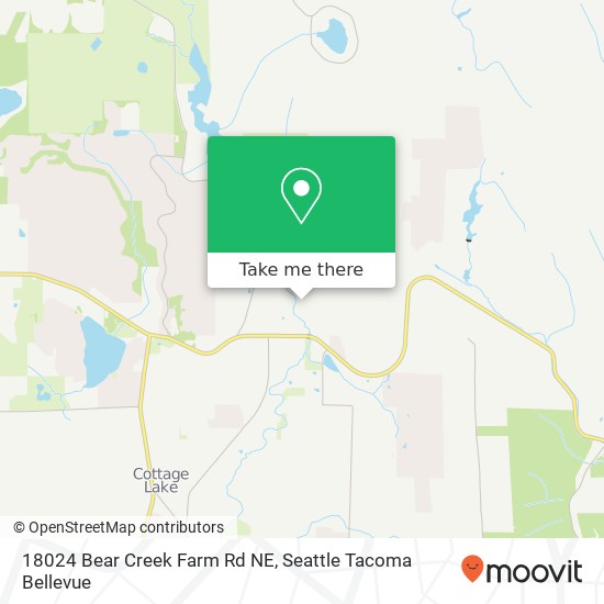 18024 Bear Creek Farm Rd NE, Woodinville, WA 98077 map