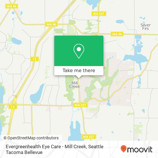 Evergreenhealth Eye Care - Mill Creek, 1025 153rd St SE map