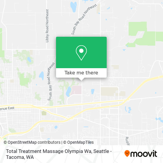 Mapa de Total Treatment Massage Olympia Wa