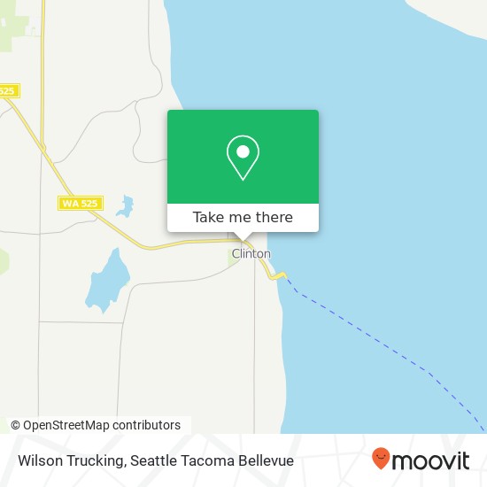 Wilson Trucking, WA-525 map