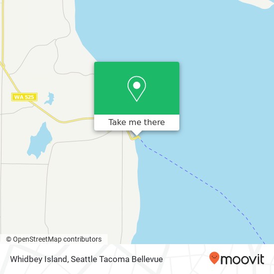 Mapa de Whidbey Island
