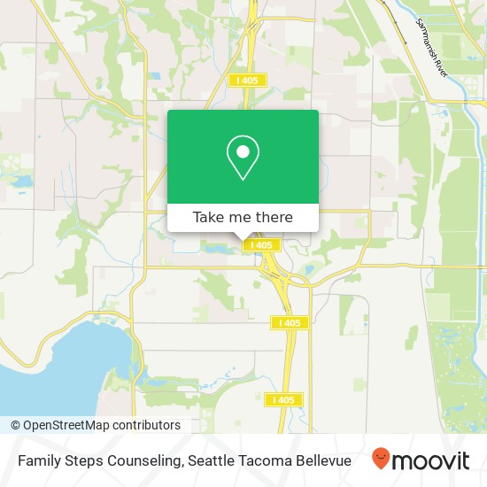 Mapa de Family Steps Counseling, 11415 NE 128th St