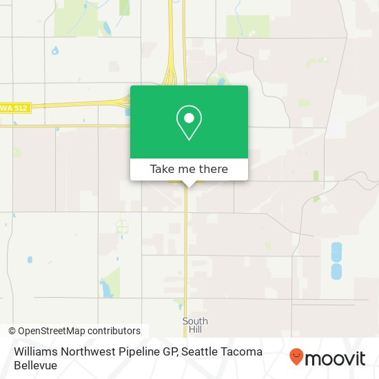 Williams Northwest Pipeline GP, 10210 123rd Street Ct E map