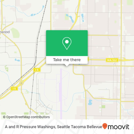 A and R Pressure Washings, 2624 112th St S map