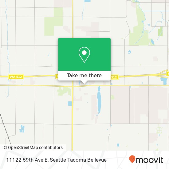 Mapa de 11122 59th Ave E, Puyallup, WA 98373