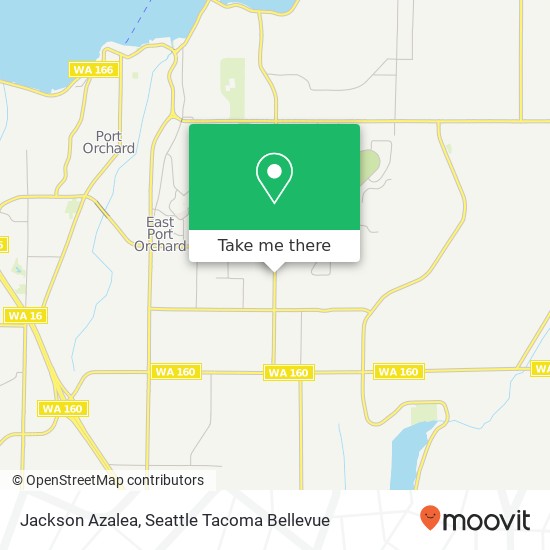 Mapa de Jackson Azalea, Port Orchard, WA 98366