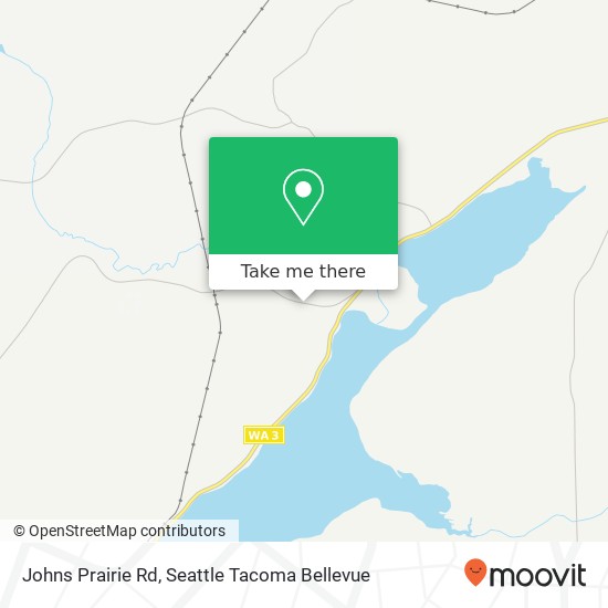 Mapa de Johns Prairie Rd, Shelton, WA 98584