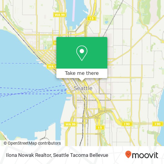 Mapa de Ilona Nowak Realtor, Seattle, WA 98104