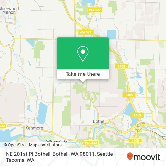 NE 201st Pl Bothell, Bothell, WA 98011 map