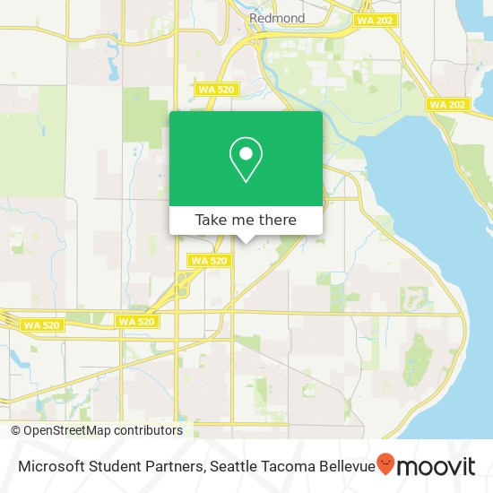 Mapa de Microsoft Student Partners, 1 Microsoft Way