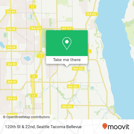 Mapa de 120th St & 22nd, Seattle, WA 98125