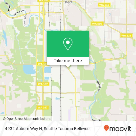 Mapa de 4932 Auburn Way N, Auburn, WA 98002