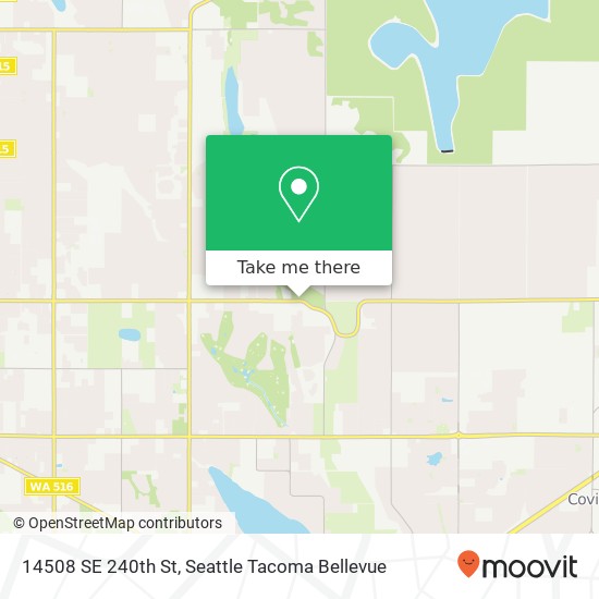 Mapa de 14508 SE 240th St, Kent, WA 98042