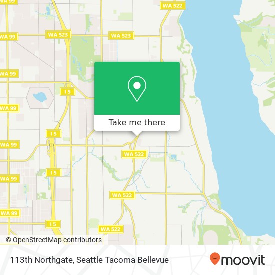 113th Northgate, Seattle, WA 98125 map