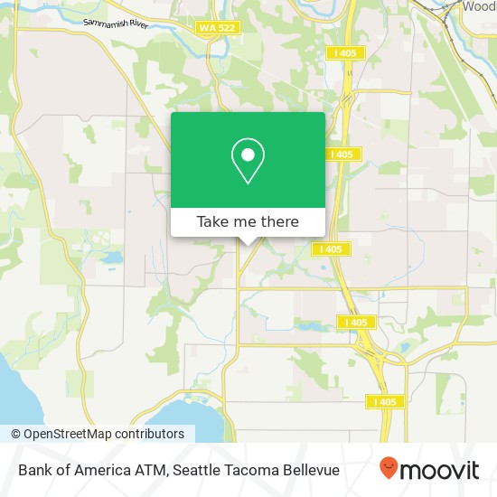 Mapa de Bank of America ATM, 10042 NE 137th St