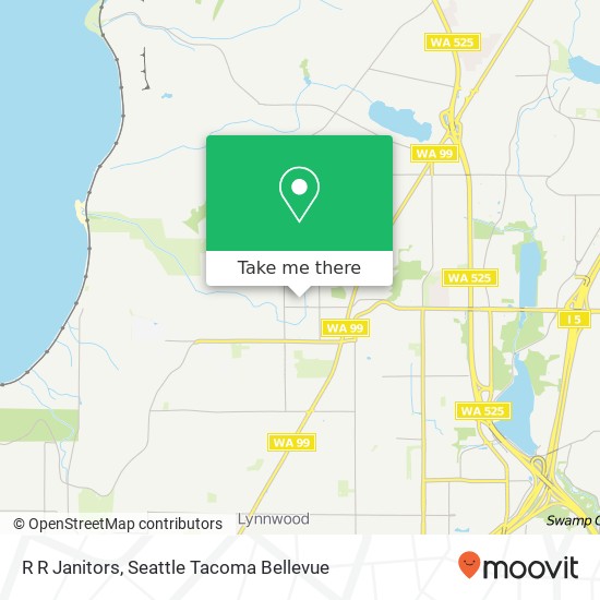 Mapa de R R Janitors, 16309 50th Pl W