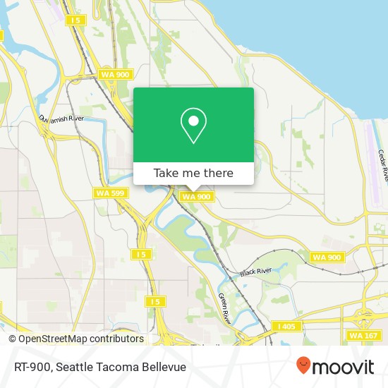 Mapa de RT-900, Seattle, WA 98178