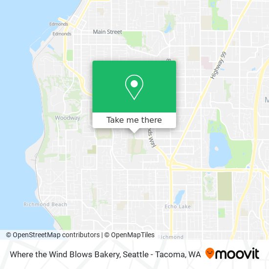 Where the Wind Blows Bakery map