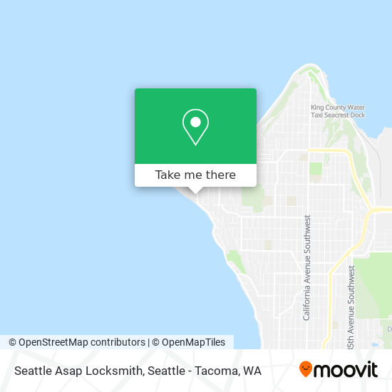 Mapa de Seattle Asap Locksmith