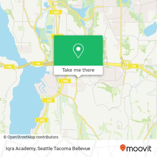 Iqra Academy, 4038 Factoria Blvd SE map