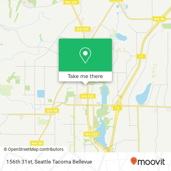 Mapa de 156th 31st, Lynnwood, WA 98087