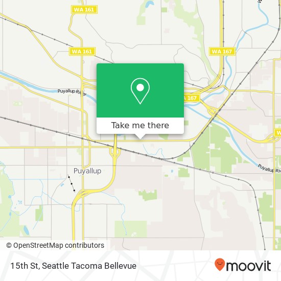 15th St, Puyallup (EDGEWOOD), WA 98372 map