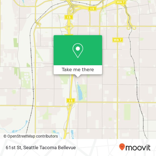 61st St, Tacoma, WA 98408 map