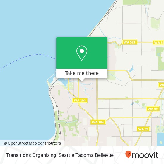 Mapa de Transitions Organizing, Holly Dr