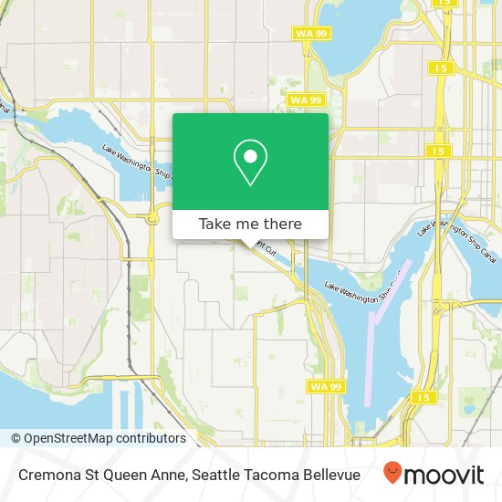 Cremona St Queen Anne, Seattle, WA 98109 map