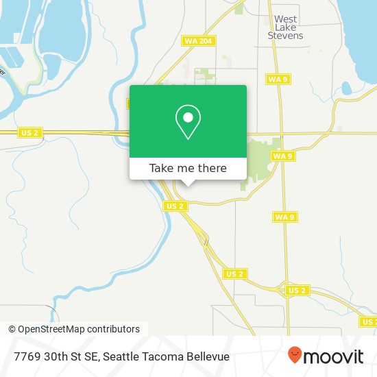 Mapa de 7769 30th St SE, Lake Stevens, WA 98258