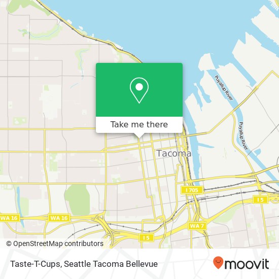 Mapa de Taste-T-Cups, S 10th St