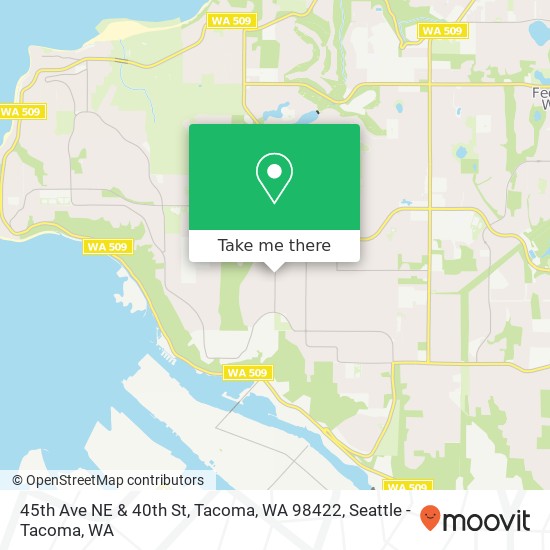 45th Ave NE & 40th St, Tacoma, WA 98422 map